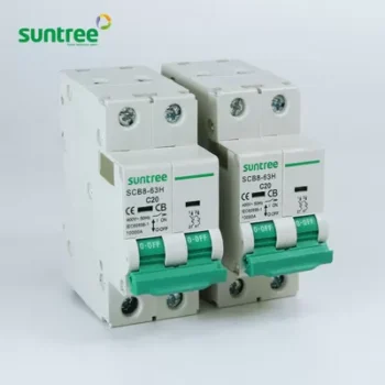 SCB8-63 2P 400VAC 63A AC Circuit breaker