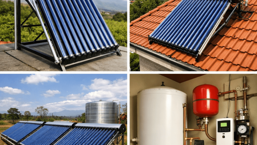 Evacuated Tube Solar Heaters