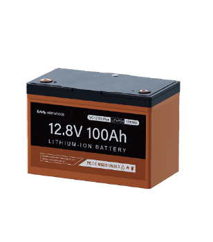Vestwood 1.28kWh 12V 100Ah LiFePO4 Lithium Battery