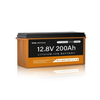 Vestwood 2.56kWh 12V 200Ah LiFePO4 Lithium Battery