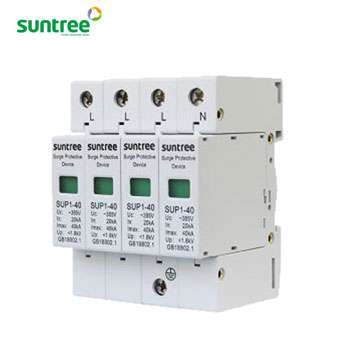 Solar 4P DC Surge Protector